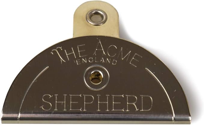 ACME 575 professional dog training shepherd lip, in mouth, whistle. Quality crescendo of sound. Sheep trails and herding. 100 dBA. Designed and Made in the UK (Nickel Silver)