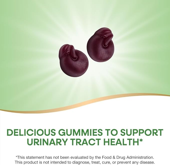 Nature's Way CranRx Gummy Urinary Health BioActive Cranberry + D-Manonse + Vitamin C, 60 Gummies