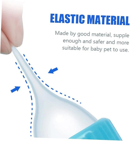 BESPORTBLE 2Pcs Transparent Kitten Milk Bottles with Scale Design Silicone Nursing Feeders for Puppies and Newborn Small Pets Portable Lightweight Feeding Bottles to Control Intake and