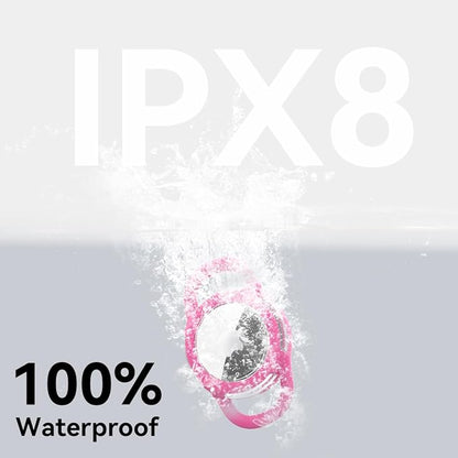 Holder Dog for AirTag Collar, Soft Silicone Slide-On Case Apple for AirTag, No-Dangle Quiet Protective Holder (Rose, Small)