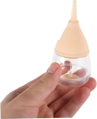 PET Nursing Bottle Kit Silicone Feeding Squeeze Milk Bottle for Kittens Puppies and Small Animals 100% Food-Grade Material Easy to Clean for Newborns