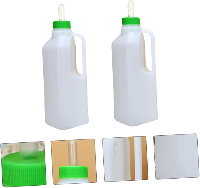 850ml Sheep Milk Feeding Bottle for Calves and Lambs Sturdy Animal Nursing Bottle Replacement Nipples for Livestock Care