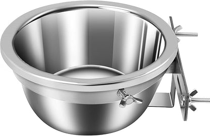 Large Dog Water Bowl No Spill Hanging Large Dog Crate Food Bowl for Kennel, XL(2750ml/93oz)