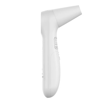 Dog Ear Temperature Monitor, Long Probe for Pets Ear Canal Only, Measure Dog Temperature in 1 Second, Voice On/Off Switchable, C/F Switchable (White)