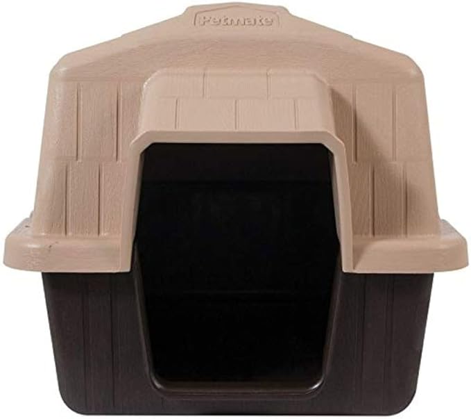 Petmate Aspen Pet Outdoor Dog House, Extra Small, For Pets Up to 15 Pounds, Made in USA