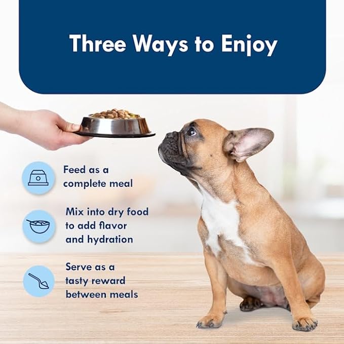 Blue Buffalo Delights Rotisserie Chicken Flavor in Gravy Small Breed Natural Wet Dog Food, 3.5 oz., Case of 12