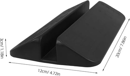 HEMOTON Safety Door Gate Ramp for Pets and Sturdy Kick Pedal Guardrail Accessories for Gates Lightweight Portable Design for Stairway Protection Black