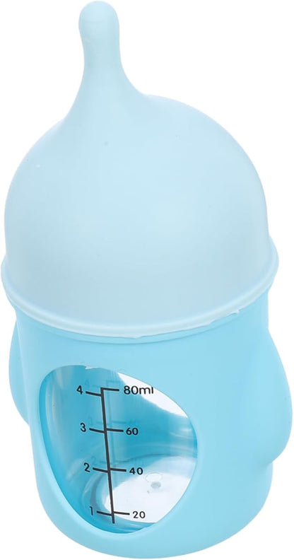 Toddmomy Mini Pet Feeding Bottle for Newborn Puppies Kittens Portable Milk Feeder Visible Scale Kitten Nursing Bottle