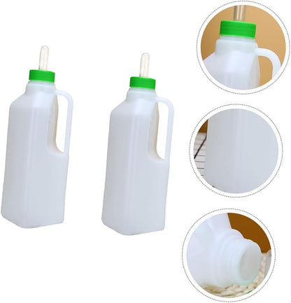 850ml Sheep Milk Feeding Bottle for Calves and Lambs Sturdy Animal Nursing Bottle Replacement Nipples for Livestock Care