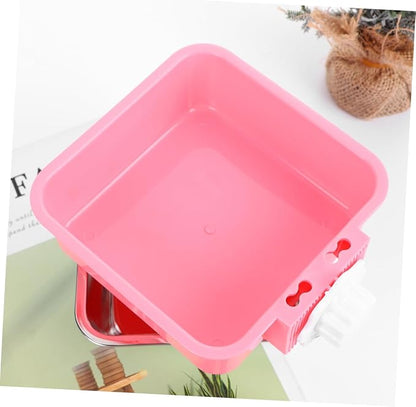Milisten Stainless Steel Dog Bowl Hanging Feeder for Crate Pet Supplies Easy Cleaning Large