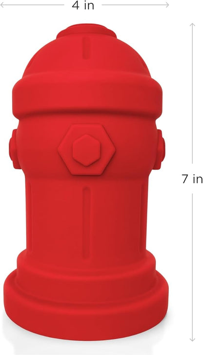 Small Dog Fire Hydrant 4x7 Silicone Soft Potty Training Aid for Small Breeds Under 10lbs Toy Breeds Indoor Outdoor Training Red