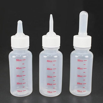 Pet Dog Feeding Bottle: 8Pcs Cat Puppy Small Pets Milk Feeders Medicine Feeding Containers Mini Small Animals Feeding Tools