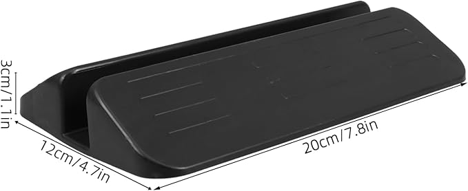 BESPORTBLE Gate Ramp Accessories Sturdy Kick Pedal for Doorway Safety Indoor Cat Door Guardrail Easy Installation for Pet Gates Versatile Black Design for Stairway Protection