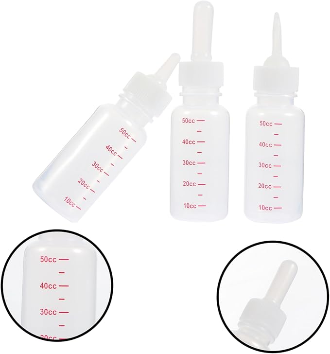 BESPORTBLE Kitten Milk Bottle 3pcs Pet Nursing Bottles Puppy Milk Replacement for Babies