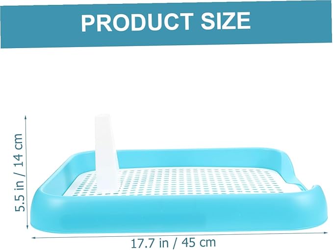 FRCOLOR Dog Toilet Puppy Potty Training Tray Pet Accessory Easy to Suitable for Small Medium Dogs