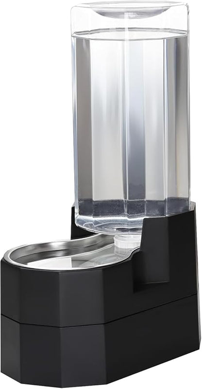 Sfozstra Elevated Dog Water Dispenser: 9L Gravity Auto Refill -Senior & Joint-Friendly Comfort Height - Leak-Proof - Stainless Steel Bowl -for Large Dogs -Multi-Pet Homes -Kitchen/Living Room/Garage
