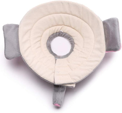 Pet Recovery Collar,Dog Protective E-Collar Soft Dog Cone Breathable Secure Lovely Collar for Puppy Small Medium Dogs (L-Neck: 38-41cm, Elephant)