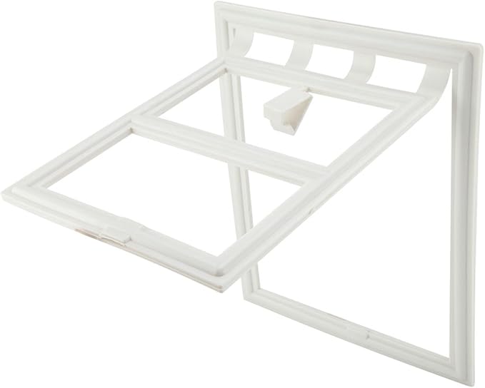 Pet Door, Sturdy Doggie Pet Door, Doggy Doggie Door, Screen Window Gate, Interior and Exterior Doors for Pet Lovers (L Day Style)