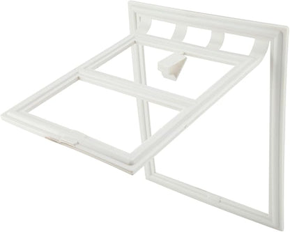 Pet Door, Sturdy Doggie Pet Door, Doggy Doggie Door, Screen Window Gate, Interior and Exterior Doors for Pet Lovers (L Day Style)