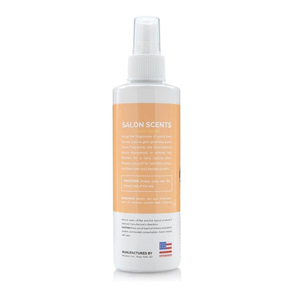 Bark2Basics Salon Scents Pet Grooming Cologne Spray - 8 oz, Natural Professional Grade Perfume for Dogs and Cats, Long Lasting, Deodorizing, Made in USA (Peach Fizz)