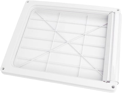 Focket Dog Door, High Strength Large Dog Door Weatherproof Pet with Transparent Flap for Stairs Doorways House (L)