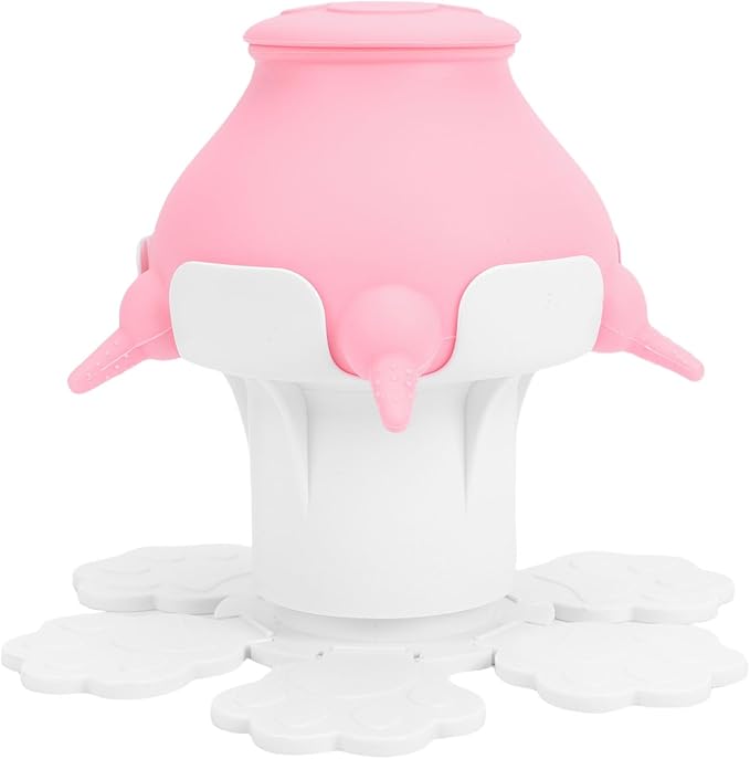 Haofy Leakproof Puppy and Kitten Milk Feeder Bottle with Detachable Silicone Nipple for Newborn Pets, Suction Cup Included