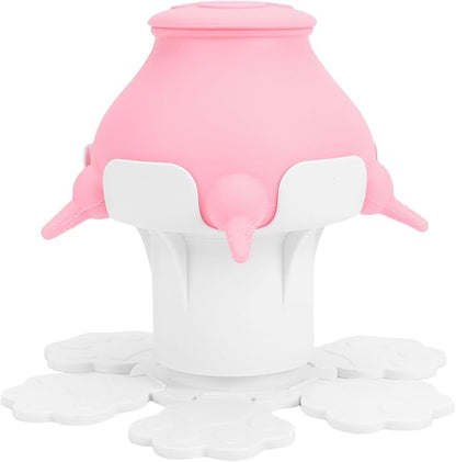 Haofy Leakproof Puppy and Kitten Milk Feeder Bottle with Detachable Silicone Nipple for Newborn Pets, Suction Cup Included