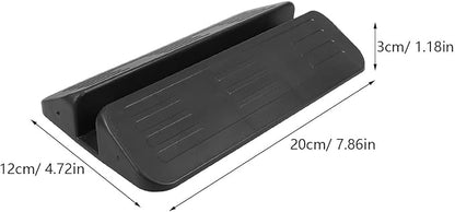 SEWACC Gate Support Feet and Non-Slip Stair Gate Ramp Accessories for Doorway Threshold Black Anti-kick Foot Pedal for Pet for Indoor Use