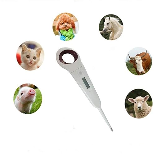 Aurrynns Pet Digital Anus Thermometer for Dogs, Cats, Pigs, Sheep ()