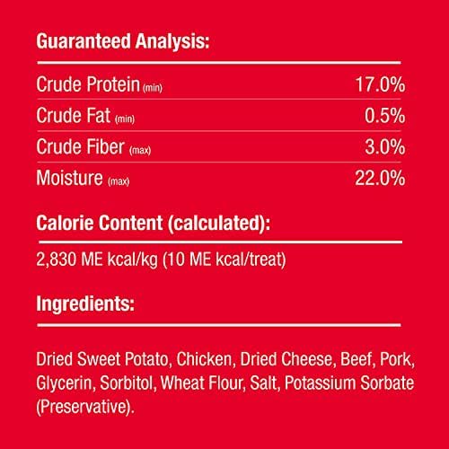 Good'n'Fun Good 'n' Tasty Triple Flavor Roll Ups 4 Oz Cheese,Beef,Pork,(Pack of 4)