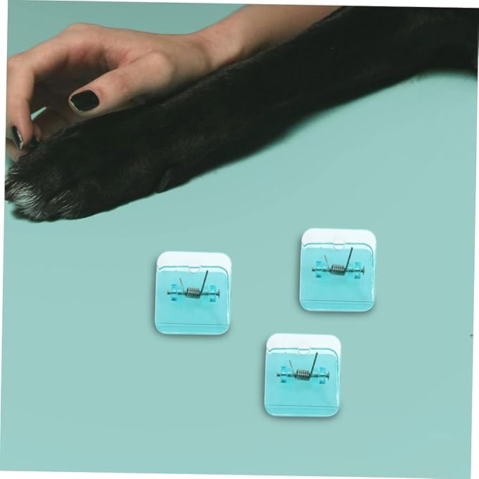 BESPORTBLE 8pcs Transparent Wall-Mounted Dog Pee Pad Holder Clips Reusable Puppy Training Supplies Nonslip Base for Secure Potty Pad Placement
