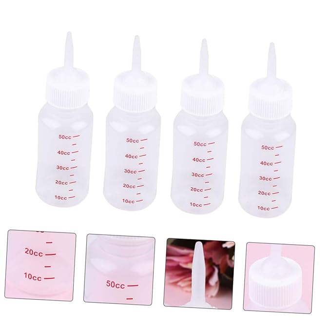 8pcs Newborn Bottle Kitten Nipple Milk Feeder Small Dog Feeding Bottles Portable Pet Accessories for Cats Dogs