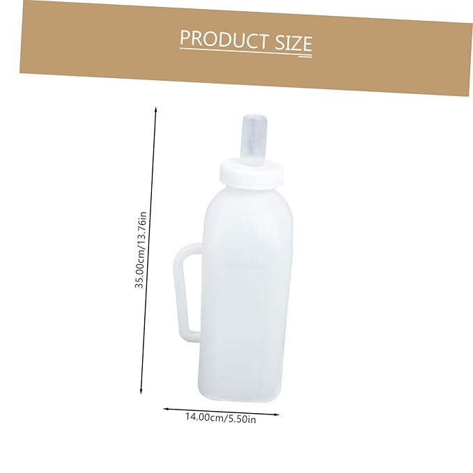 2pcs Calf Milk Bottle for Young Livestock Feeding Durable and Practical Nursing Bottle for Calves Lambs Puppies and Kittens Lightweight Easy to Clean Design