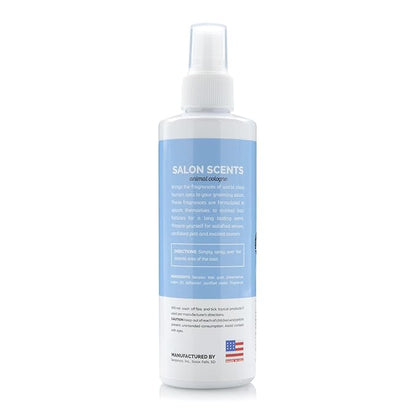 Bark2Basics Salon Scents Pet Grooming Cologne Spray - 8 oz, Natural Professional Groomer Perfume for Dogs and Cats, Long Lasting, Deodorizing, (Vanilla Black Raspberry)