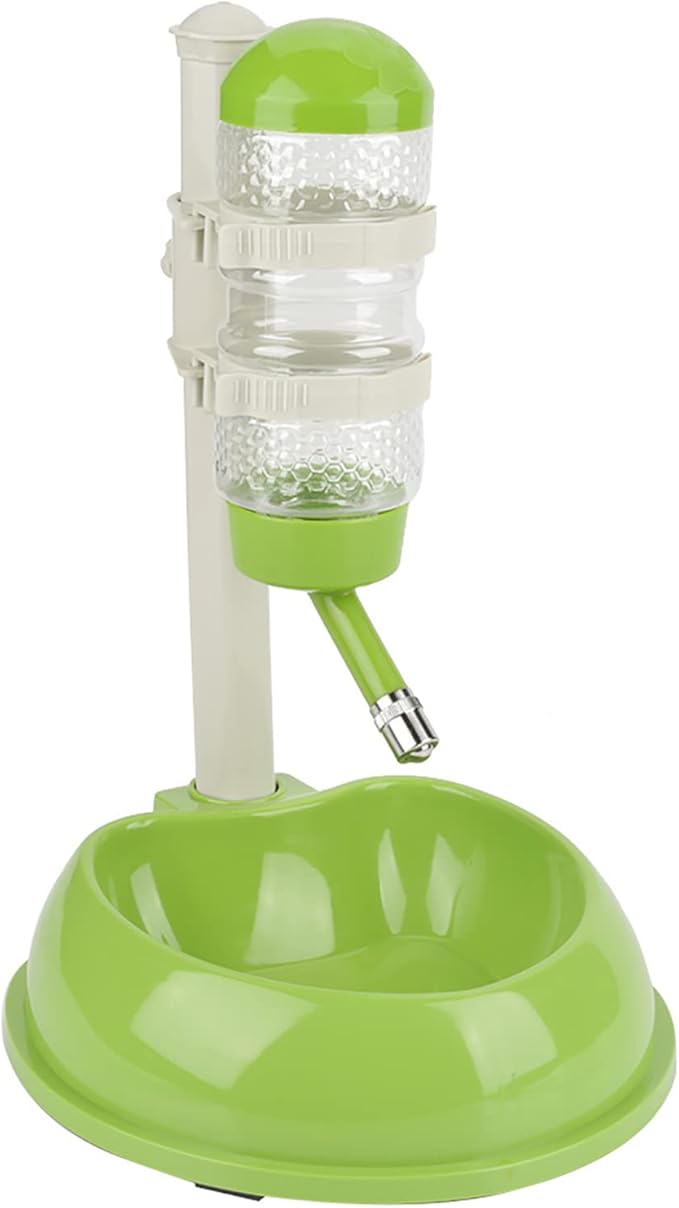 Adjustable Dog Bowl Food Dispenser Drinking Bottle Feeder for Pets and Ecofriendly for Different Size Dogs Food Grade Plastic Material (Qcwwyvkp37tba9g-02)