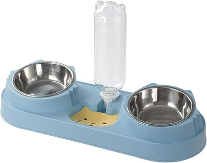 Pet Food Bowl Small Dog Feeder Water Feeding Dog Storage Anti-Skid Dogs Dishware Bowls for Food and Water Automatic