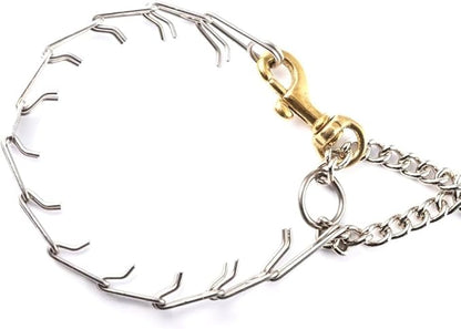 Clasp 1.5mm Stainless Steel Dog Training Collar for Small Dogs | 8" Micro Prong for Dogs 6-26lbs | No Pull Collar | Dog/Puppy Training & Behavior Aid