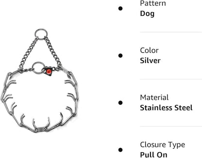 Herm Sprenger 1.5mm Micro Prong Collar for Dog Training | Micro Prong Stainless Steel Ultra-Plus Dog Collar | Training Collar for Extra Small Dogs | Made in Germany - (1.5 mm, (Neck Size Up to 9"))