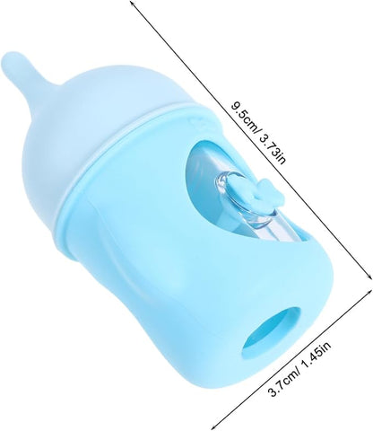Mini Portable Feeder for Newborn Kittens Puppies Pet Nursing Bottle Scale Easy to Clean Use