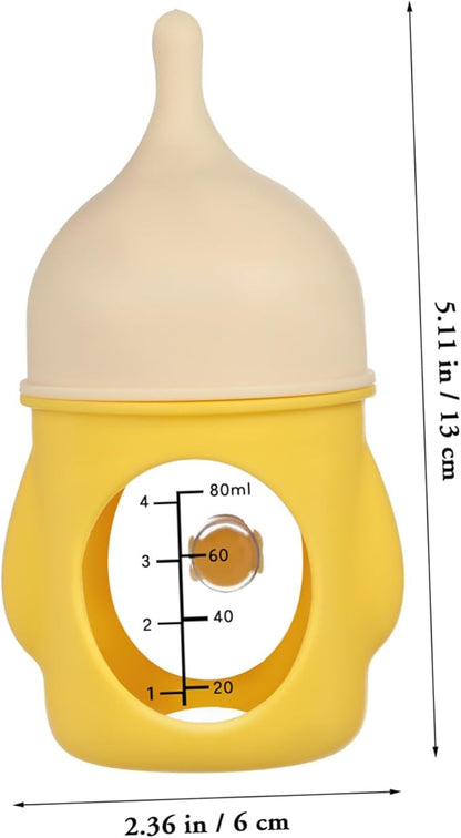 Newborn Kitten Puppy Nursing Bottle with Ergonomic Grip Clear Scale Clean Small Animal Feeding Tool for Animal Milk