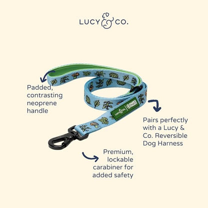 Lucy & Co. x Parks Project Feel the Earth Breath Dog Leash, Durable Matching Dog Lead with Heavy Duty Hardware, Large