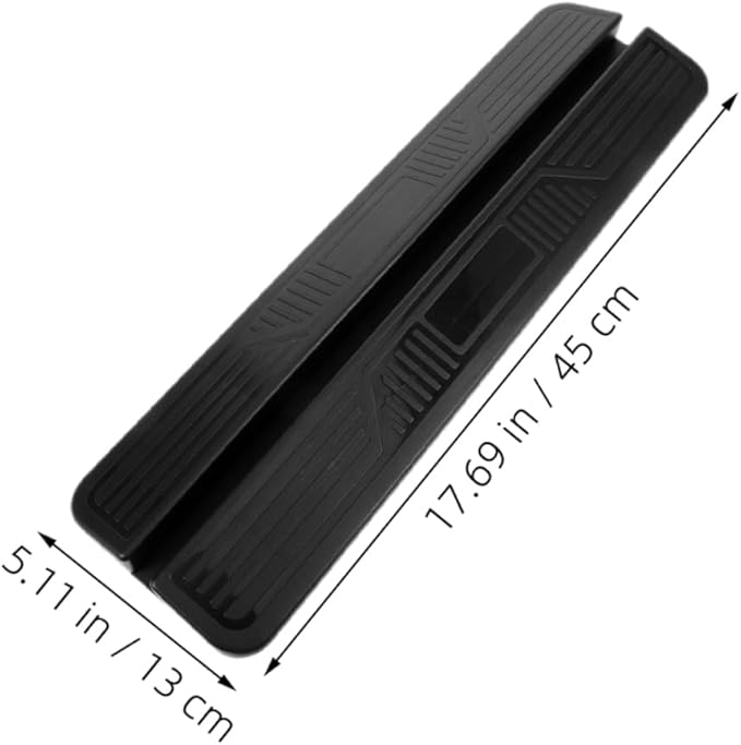Gadpiparty 2Pcs Adjustable Pet Gate Ramp with Antitripping Easy Installation for Indoor Use Suitable for Small Medium Large Dogs Dual Functionality for Home Safety