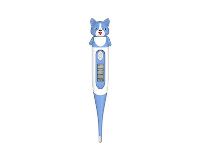 Digital Oral Thermometer Suitable for Children and Adults,High Accuracy Fast Measurement for Oral,Rectal,Underarm,Easy to Maintain Cleanliness and Hygiene,Soft Silicone,Dog