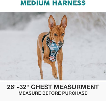 Embark Adventure Medium Dog Harness – No-Pull, Reflective Trim, Military-Grade Nylon, Front Clip with Gel-Lined Handle