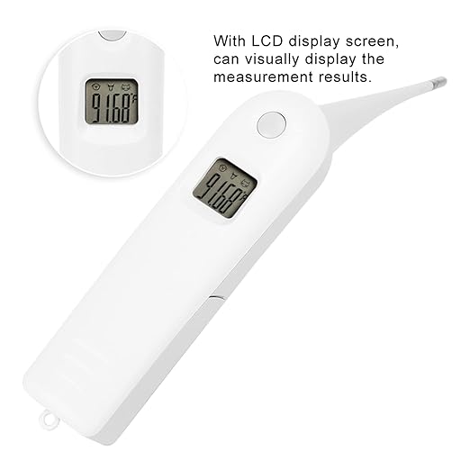 ZJchao Dog Thermometer, Pet Thermometer for Cats Veterinary Electronic Pigs Cattle Sheep Temperature Tester Pet for Dogs Animal Temperature Monitor for Cat, Horse, Rabbit,