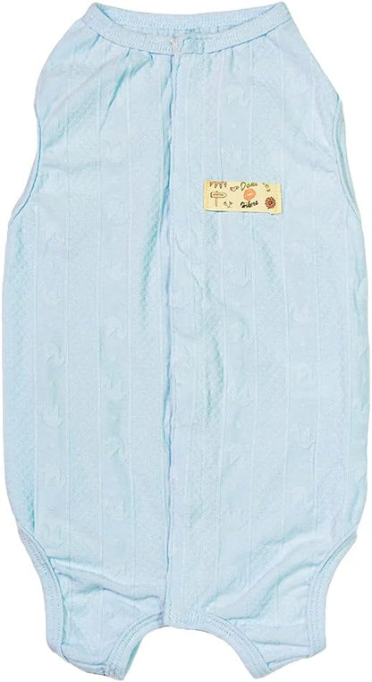 Dog Recovery Suit After Surgery - Abdominal Wound Protection, Anti-Licking Vest (Substitute for E-Collar, Female, OneSize, RSS08-Vblue-XS+)