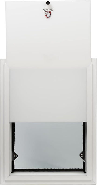Security Boss Standard Wall Mounted Pet Door - Multiple Sizes, Custom Widths - Easy Wall Mount Installation - Durable Aluminum Frame - Weather-Tight Seal - Pet Door For Large Dogs and Small Cats Alike