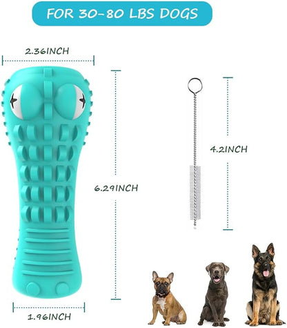 Cutiful Dog Toys for Aggressive Chewers Large Medium Breed, Indestructible Dog Chew Toys, Squeaky Interactive Tough Extremely Durable, Dogs Toothbrush Toys to Keep Them Busy
