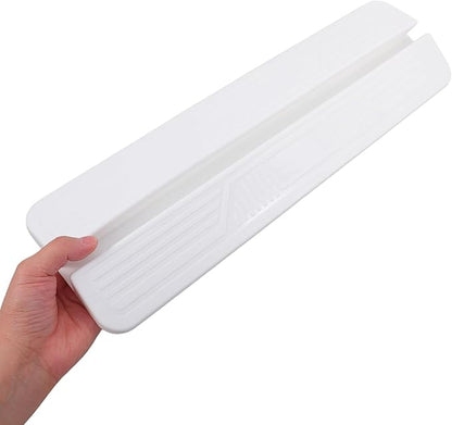 Pet Gate Anti-kick Pedal Support Feet for Fence, White Dog Gate Reinforcement Accessories with Stairway Safety Ramp for Indoor Pet and Doorways