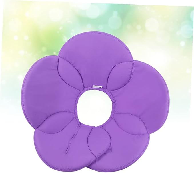 BESPORTBLE Dog Recovery Collar Cones Flower Elizabethan Collar Protective Pet Necklace Lightweight Size l